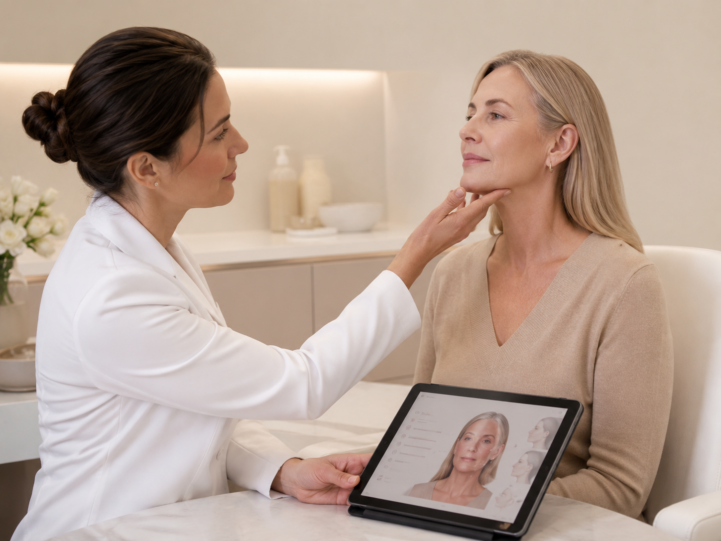 Redness and sensitive skin analysis at Avesa Health