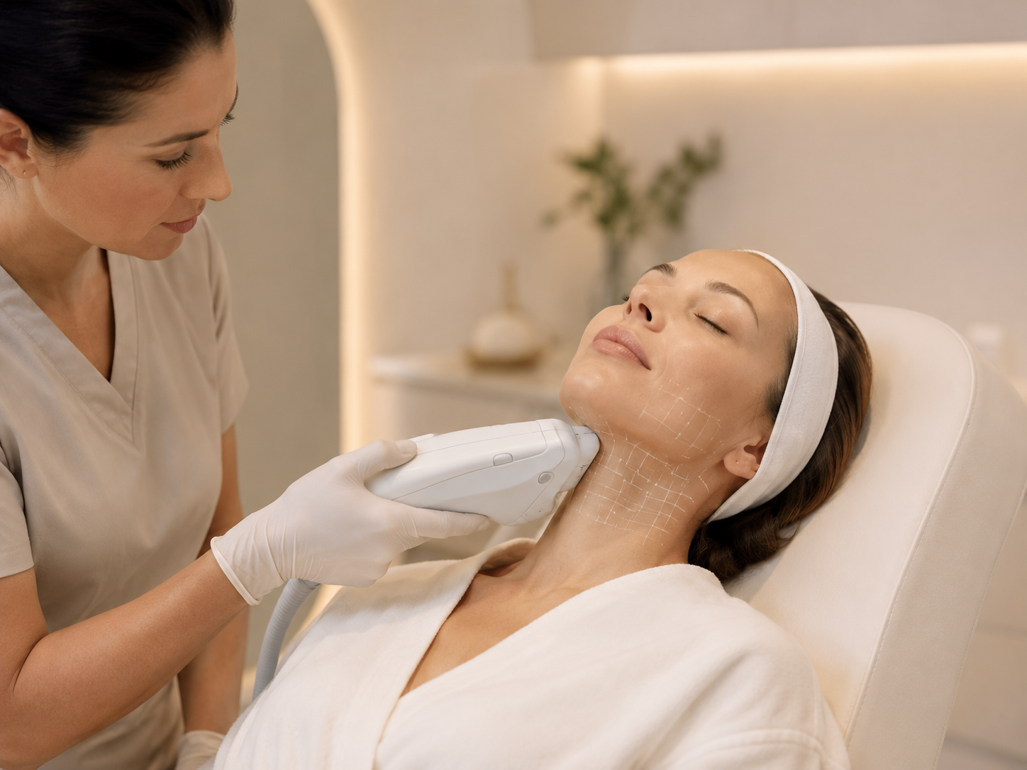 Ultraformer MPT HIFU neck tightening treatment