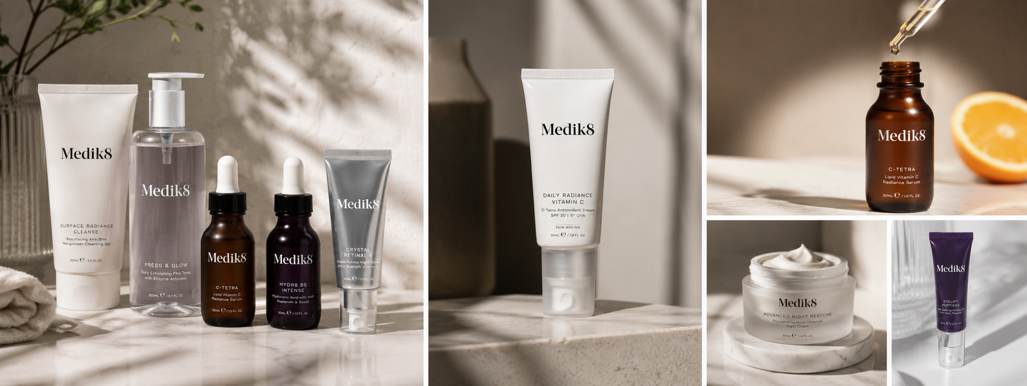 Medik8 skincare products at Avesa Health Melbourne