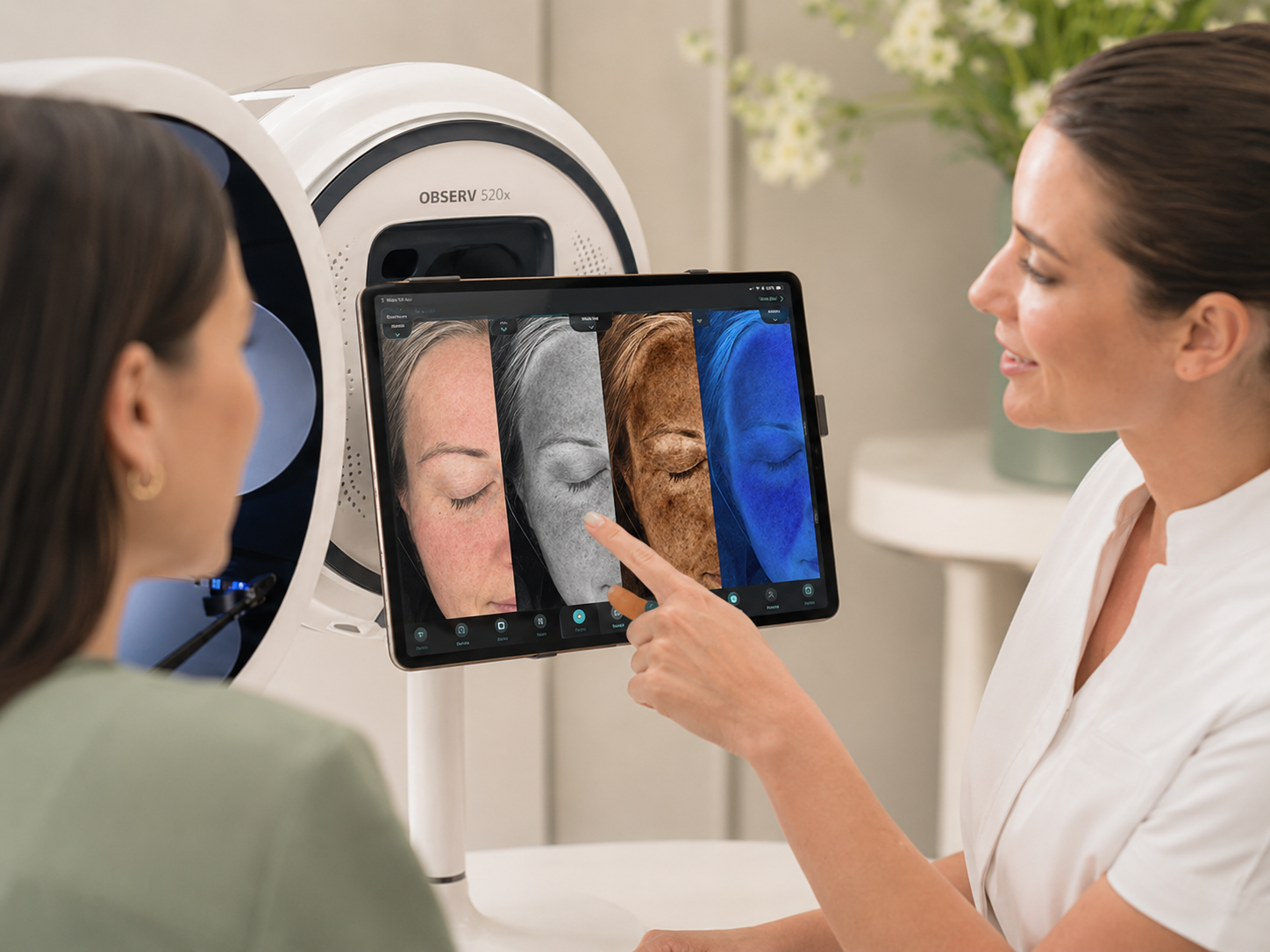 OBSERV 520X treatment roadmap and skin consultation