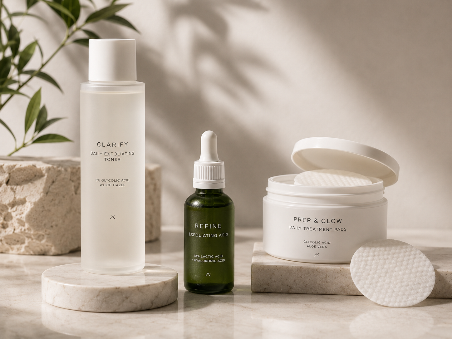 Medik8 toners and exfoliating acids available at Avesa Health
